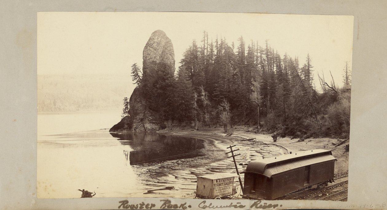 Rooster Rock, rio Columbia de Carleton Watkins