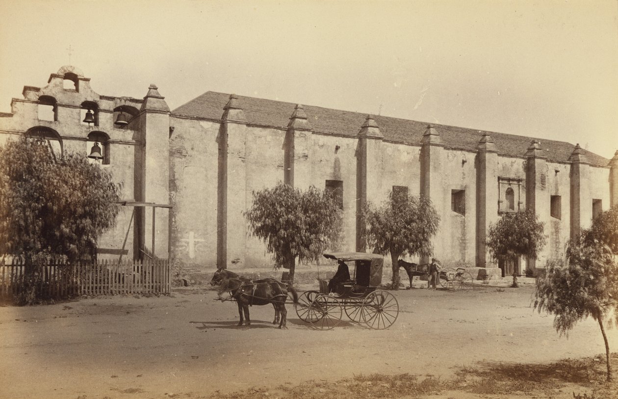 Missão de San Gabriel, Califórnia de Carleton Watkins