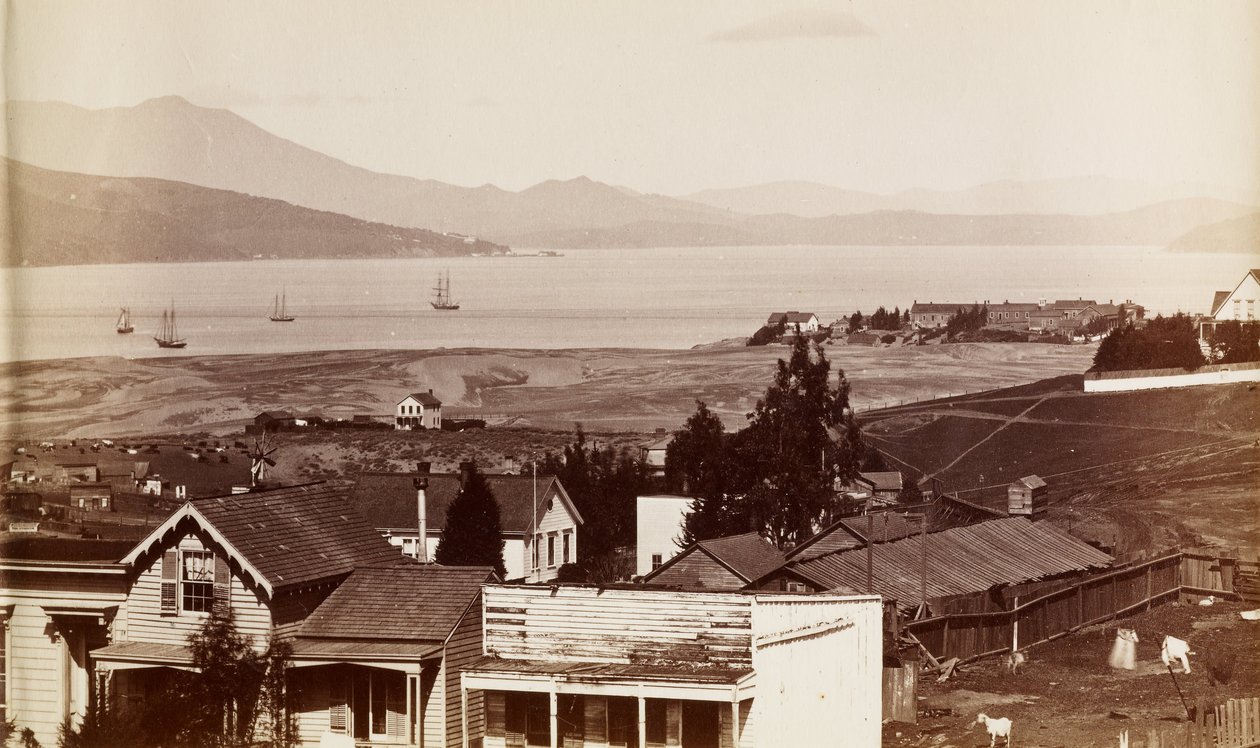 Sausalito, Tamalpais e Richardson&39;s Bay de São Francisco de Carleton Watkins