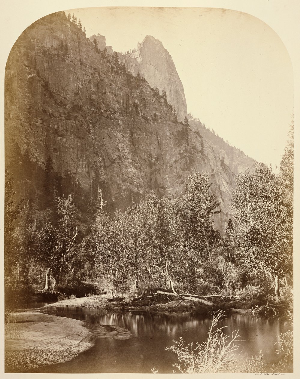 Sentinela (Vista para o vale) 3270 ft. Yo Semite. de Carleton Watkins