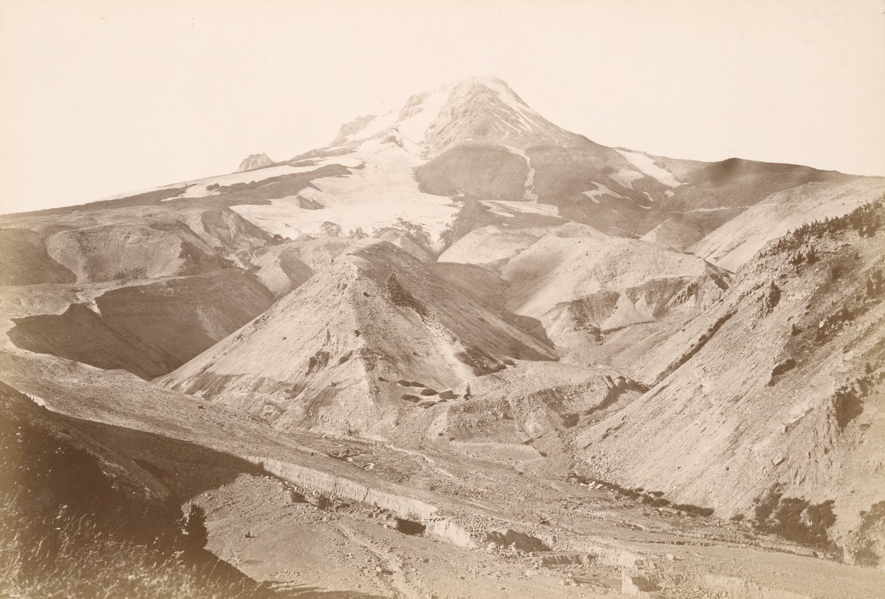 [Cume do Monte Hood, Oregon] de Carleton Watkins