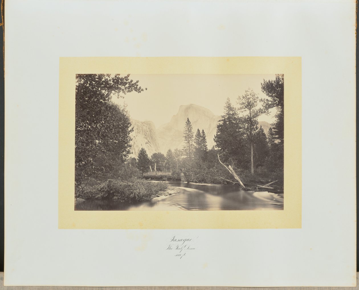 Tasayac. O Half Dome 5000 ft de Carleton Watkins