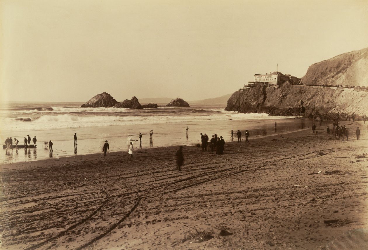 A Cliff House, São Francisco de Carleton Watkins