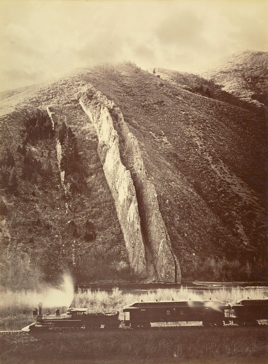 [O Deslizamento do Diabo, Utah] de Carleton Watkins
