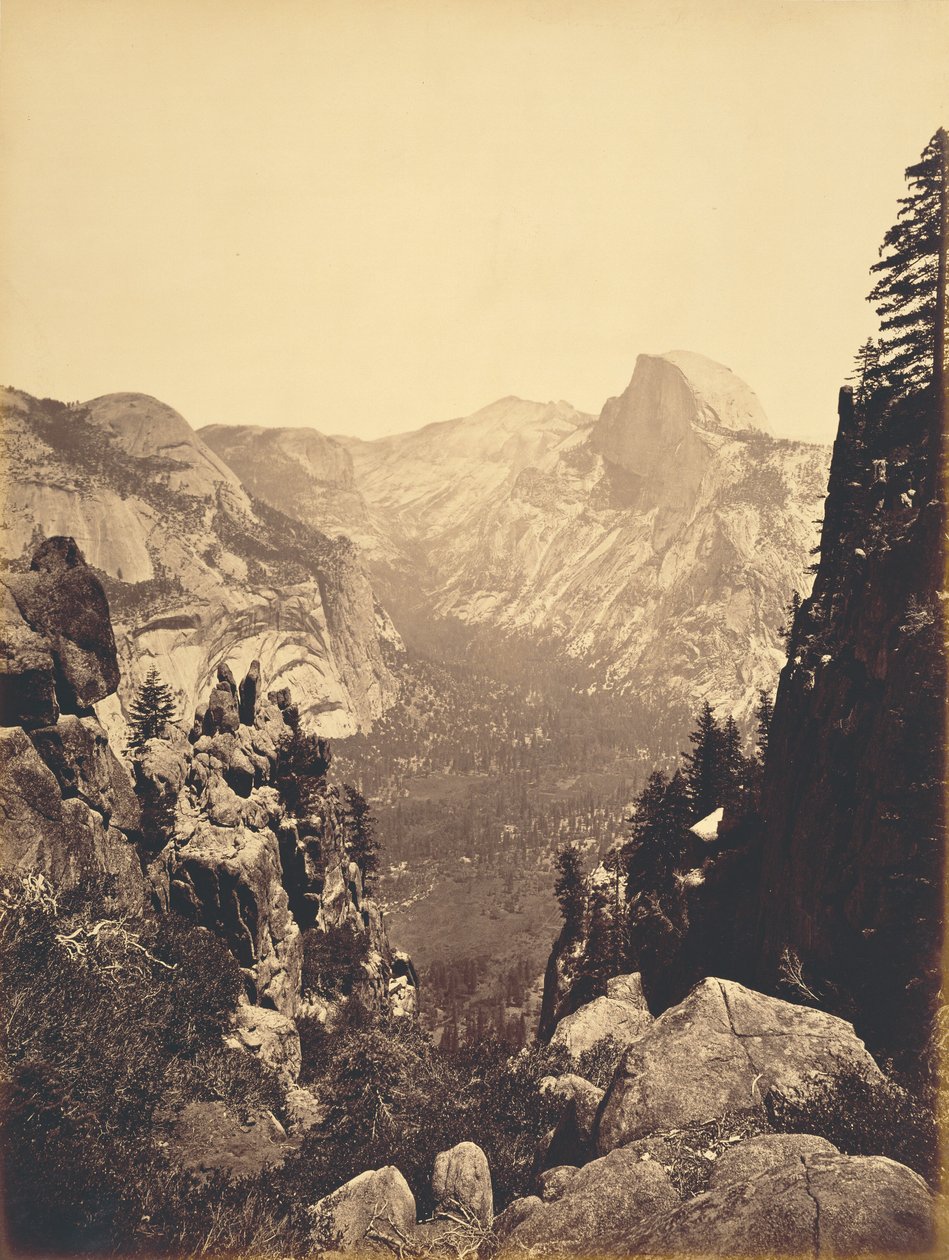 As cúpulas vistas de Moran Point de Carleton Watkins