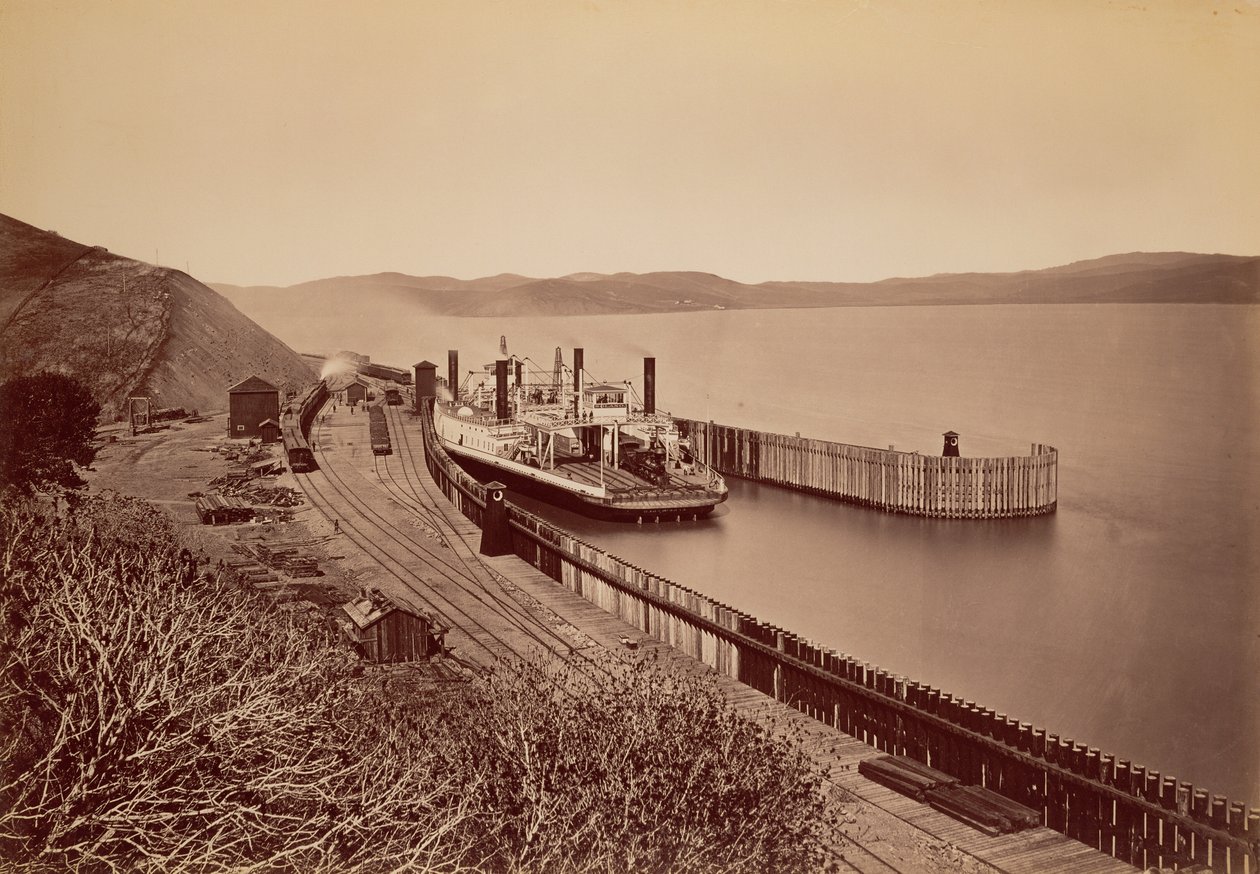 [O ferry «Solano»] de Carleton Watkins