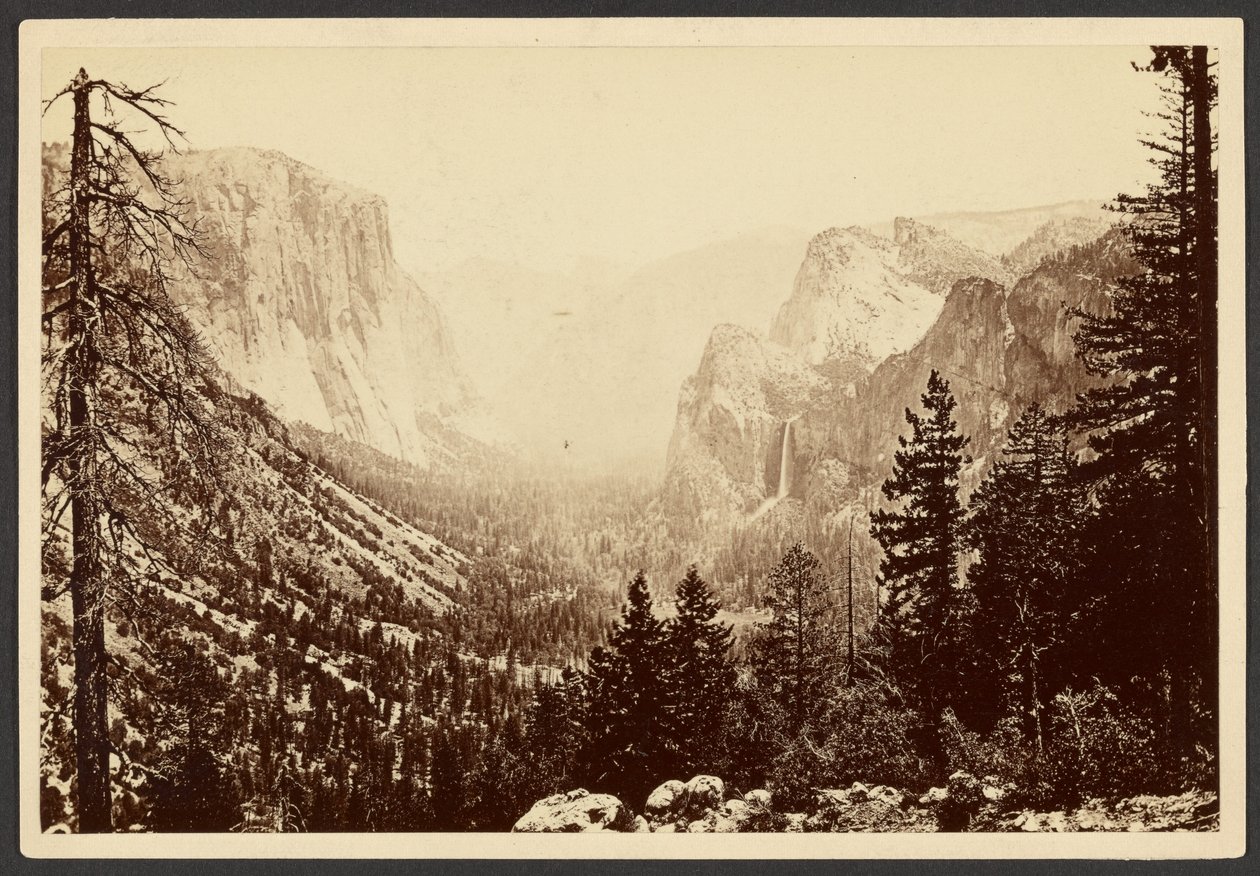 Yosemite visto de Inspiration Point de Carleton Watkins