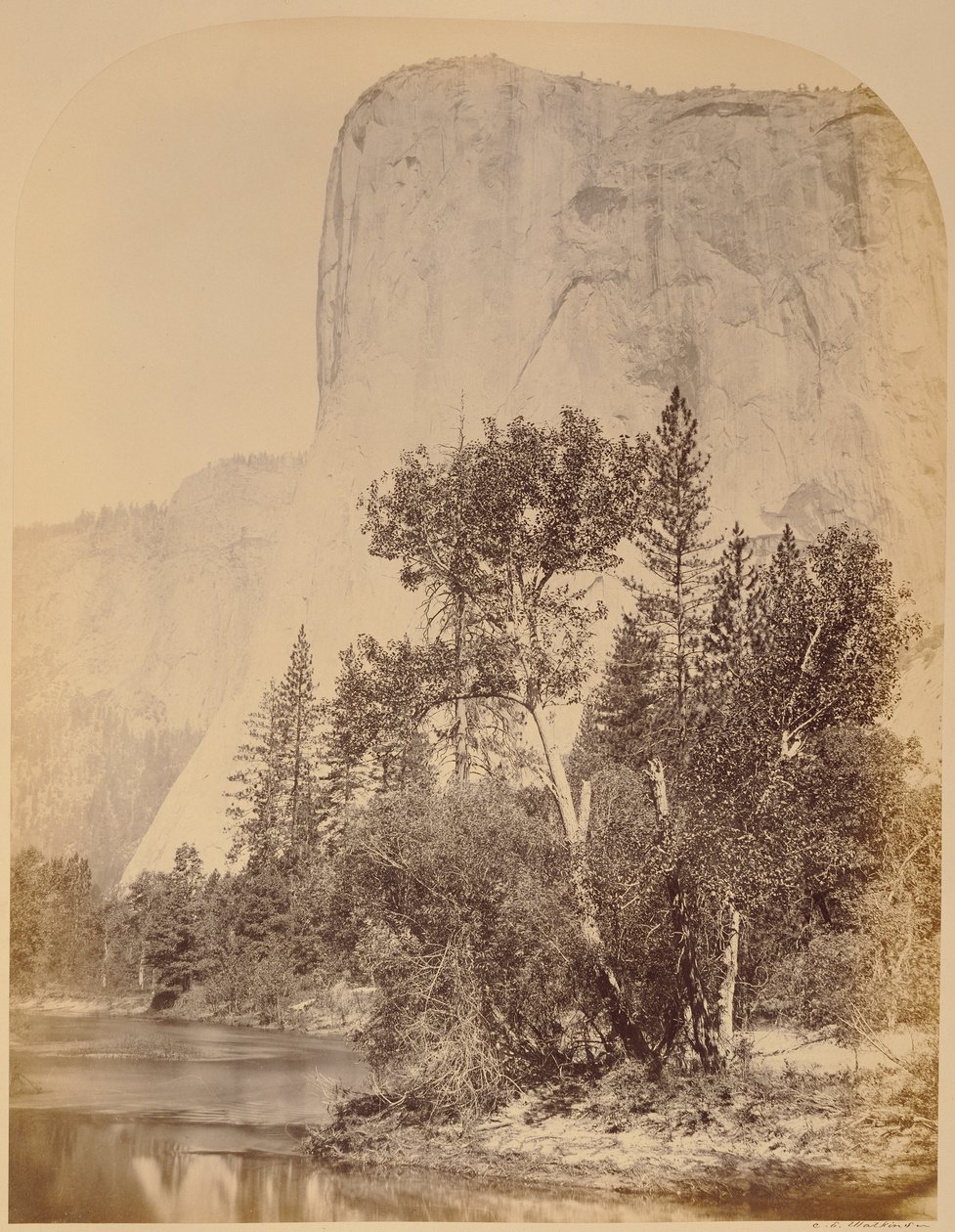 Tutucanula - El Capitan, 3600 pés, Yosemite de Carleton Watkins