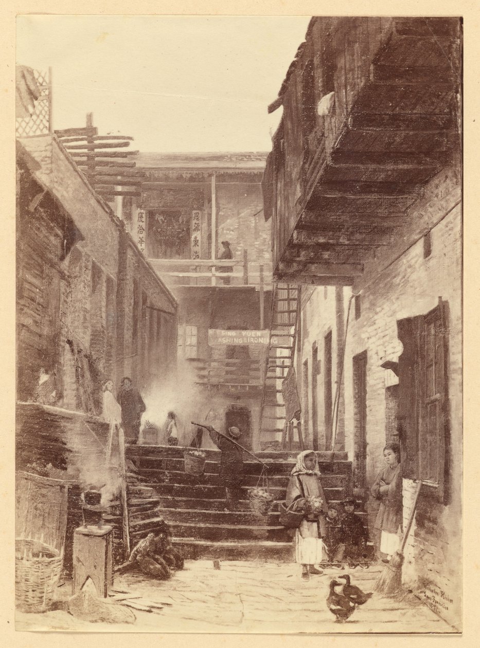 Vista em Chinatown, São Francisco de Carleton Watkins