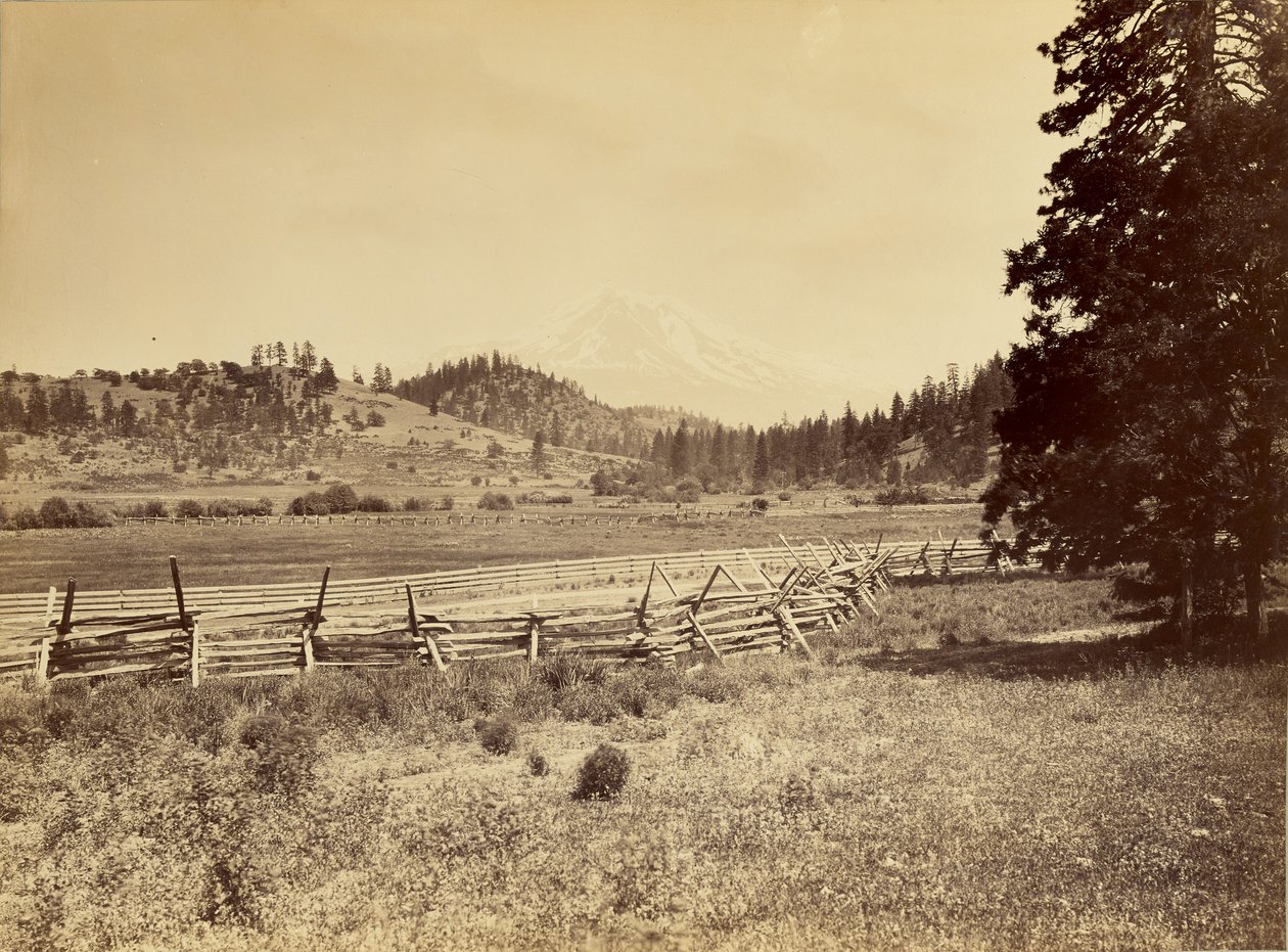 [Vista do Monte Shasta] de Carleton Watkins