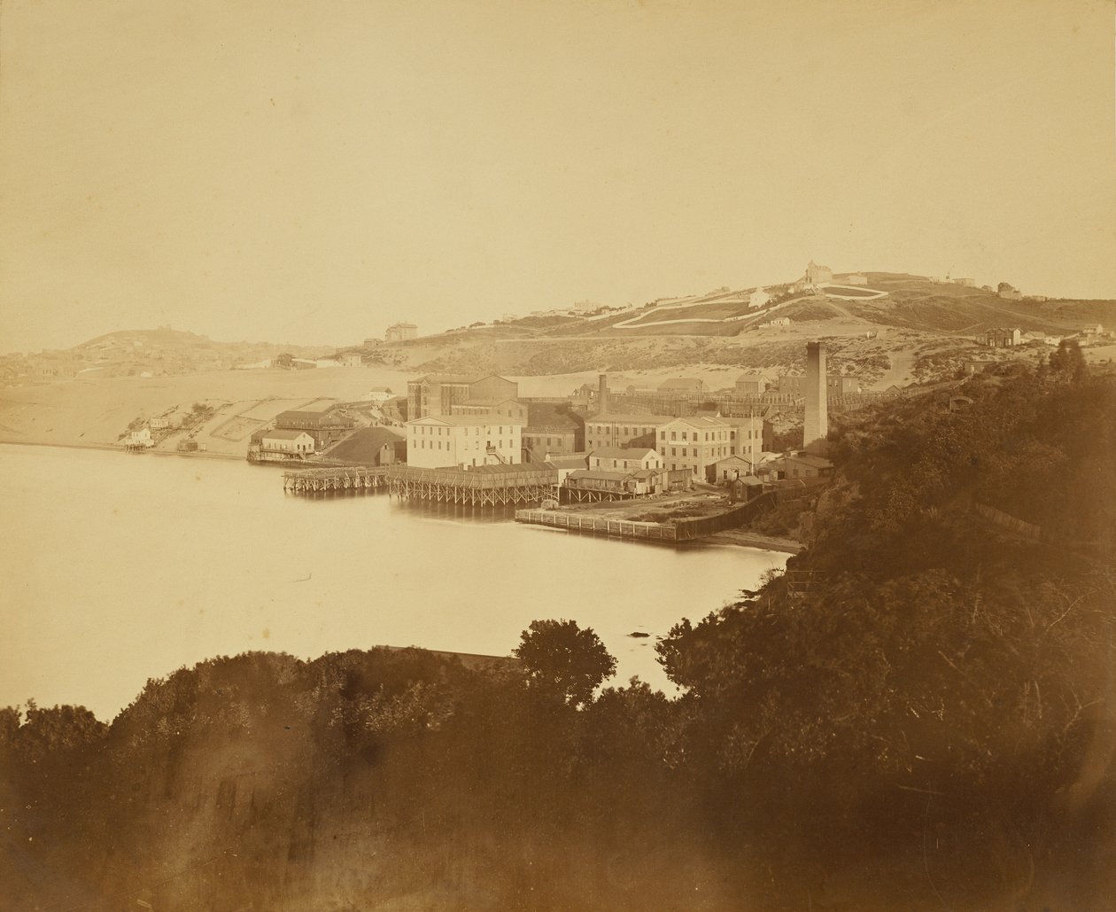 [Fábrica de Lã, São Francisco] de Carleton Watkins