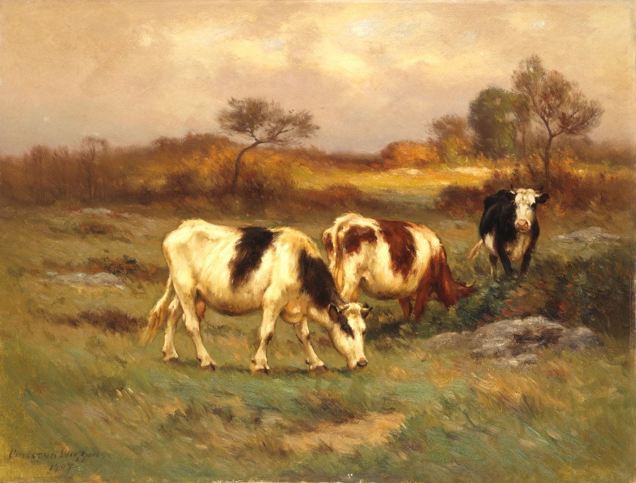 O Lote do Pasto, 1907. de Carleton Wiggins