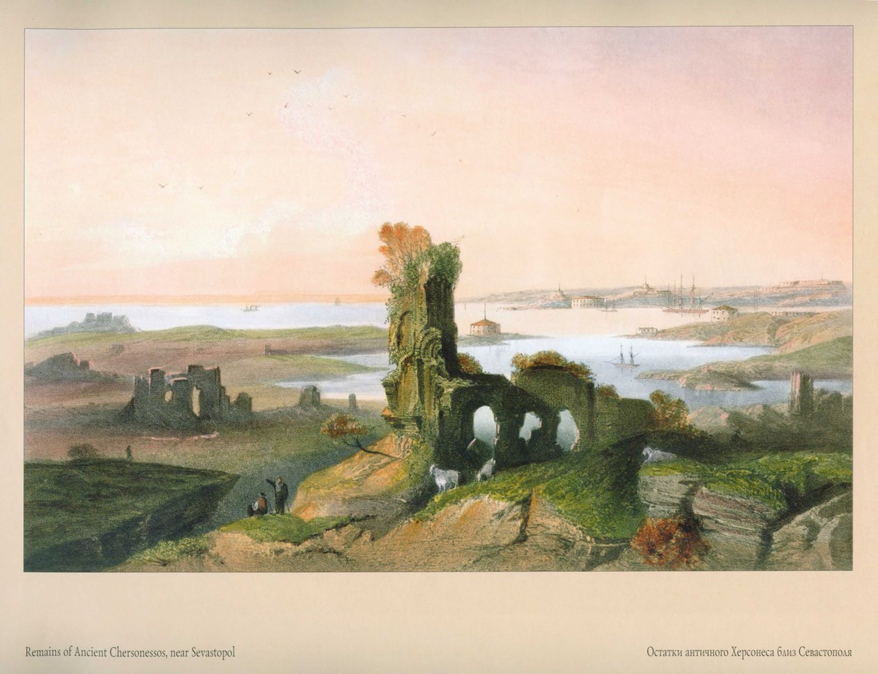 Carlo Bosso. Restos do antigo Chersonese de Carlo Bossoli