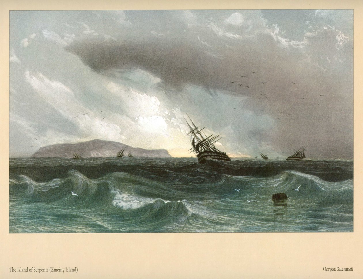 Carlo Bossoli. Ilha das Serpentes de Carlo Bossoli