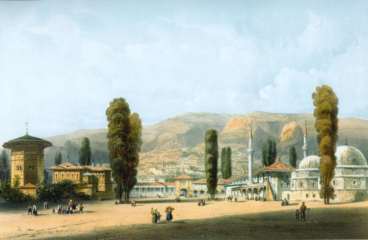 Bakhchisarai. Palácio do Khan de Carlo Bossoli
