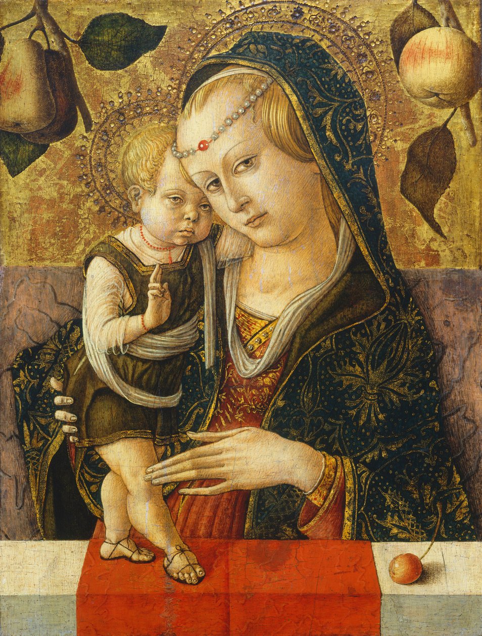 Madonna e Criança, c. 1490 (tempera no painel) de Carlo Crivelli