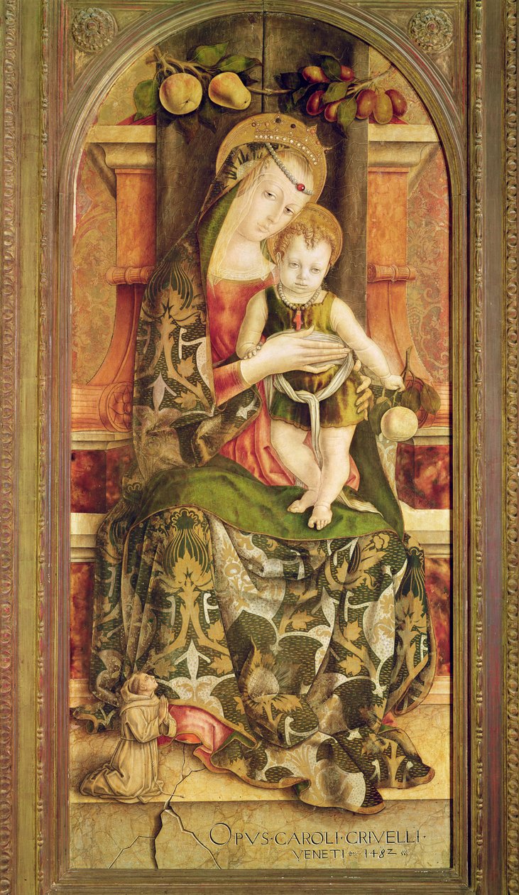 Virgem e Criança, 1482 de Carlo Crivelli