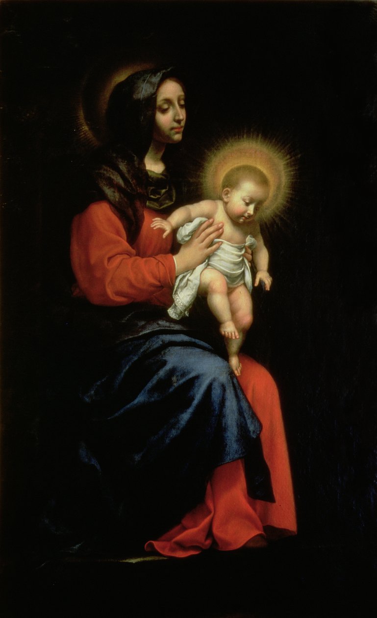 Madonna e criança de Carlo Dolci