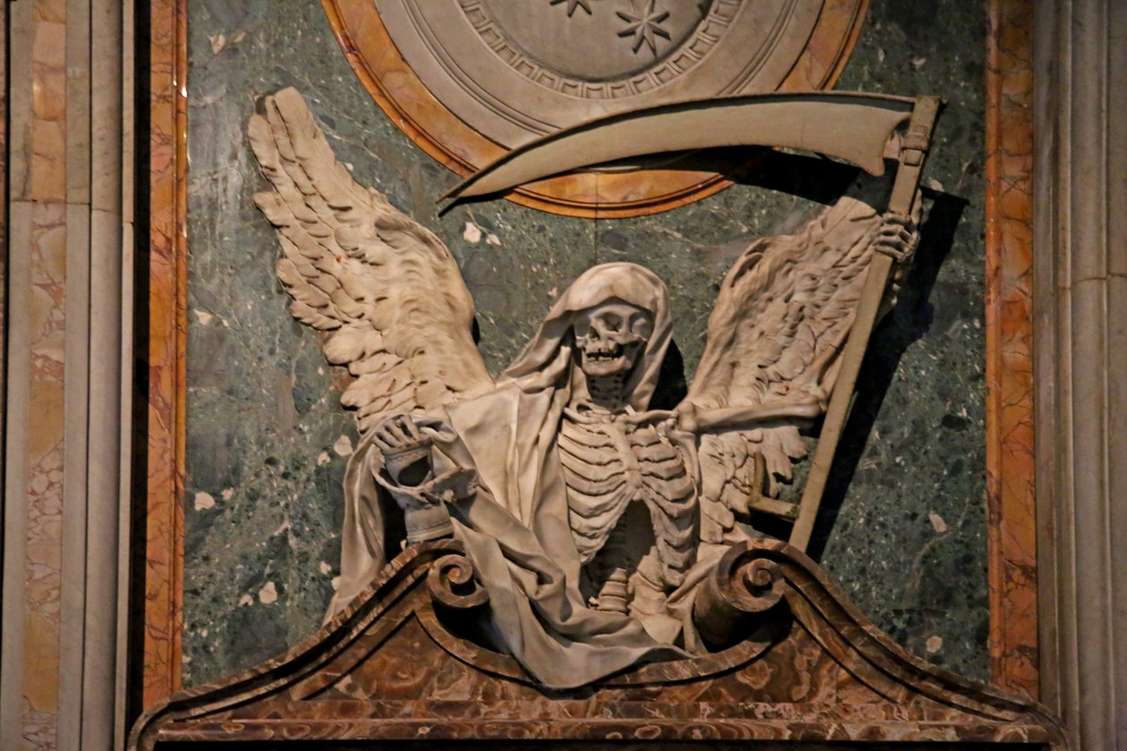 Monumento ao Cardeal Cinzio Albertini (mármore) de Carlo Francesco Bizzaccheri