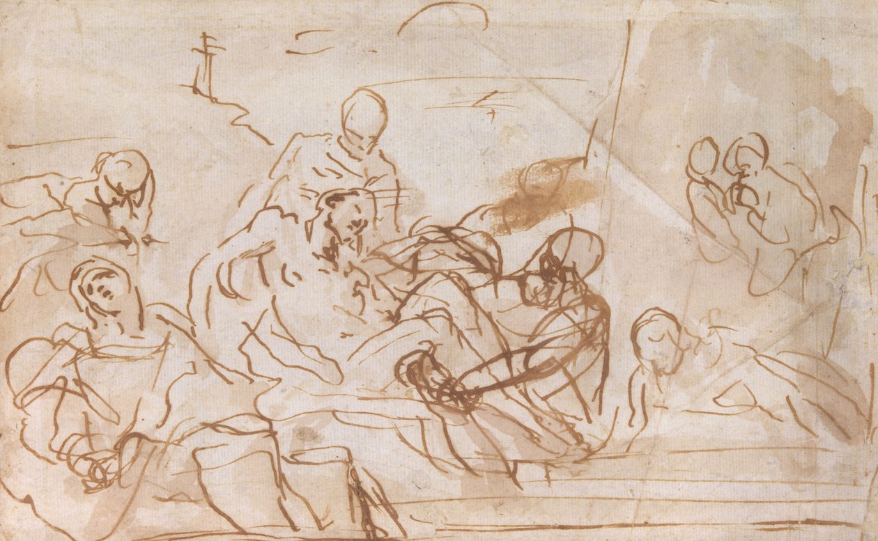 Sepultamento de Cristo de Carlo Maratta or Maratti