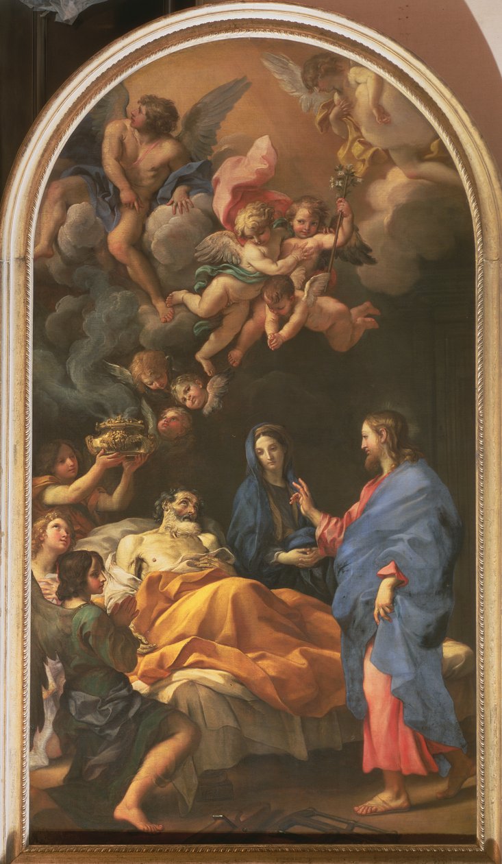 A morte de São José, 1676 de Carlo Maratta or Maratti