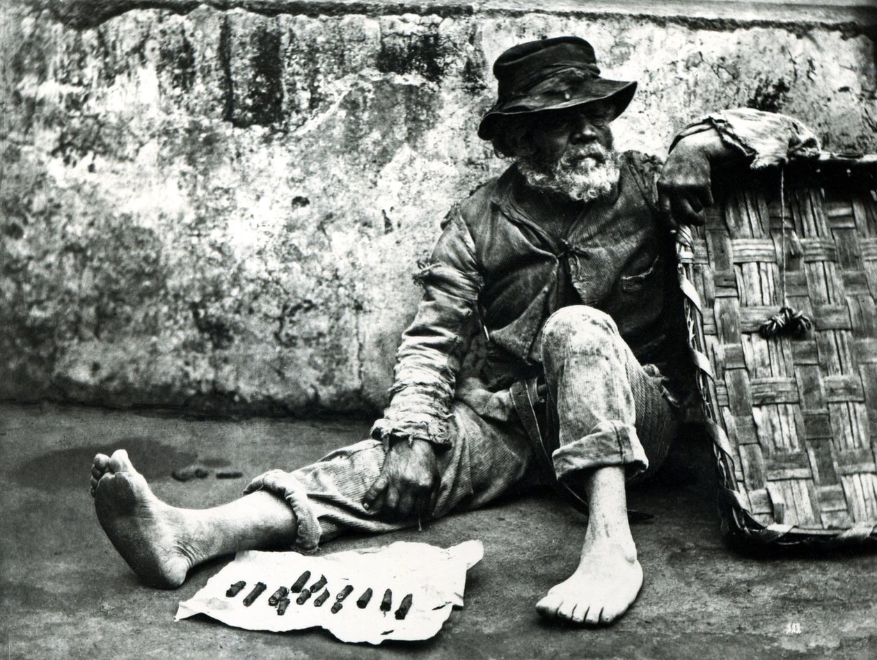 Vendedor de charuto, c, 1865 de Carlo Naya