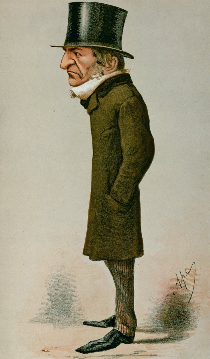 William Ewart Gladstone (1809-98) dos desenhos animados da Vanity Fair, 6 de fevereiro de 1869 de Carlo Pellegrini