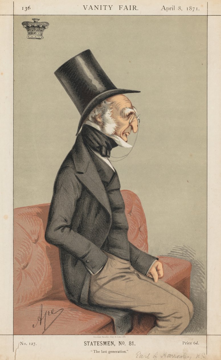 Vanity Fair: Statesman No., 81 "A Última Geração" de Carlo (Ape) Pellegrini