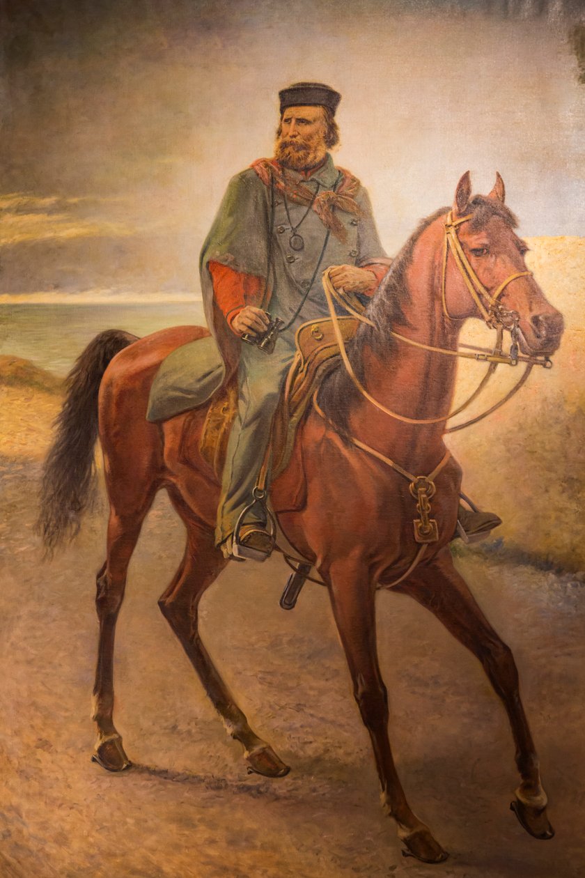 Giuseppe Garibaldi a cavalo de Carlo (after) Ademollo
