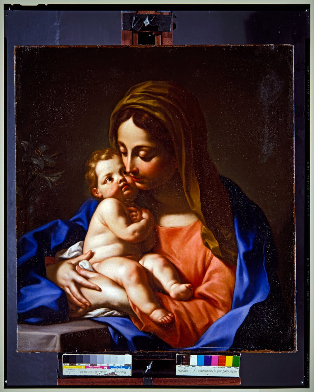 Virgem e Menino (pintura) de Carlo (circle of) Dolci