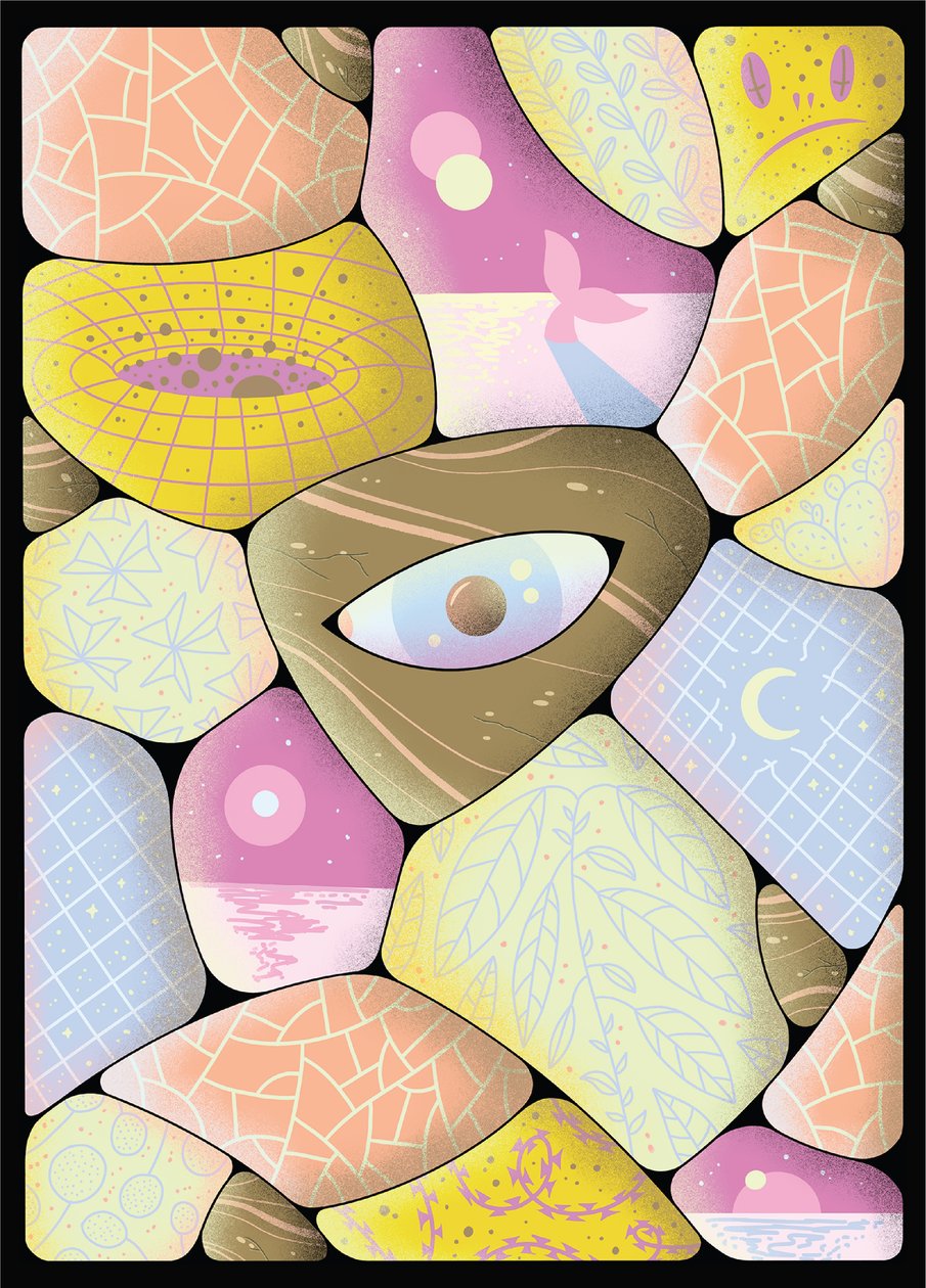 Fluxo de quarentena, 2020 (ilustração digital) de Carlo Alberto Giardina