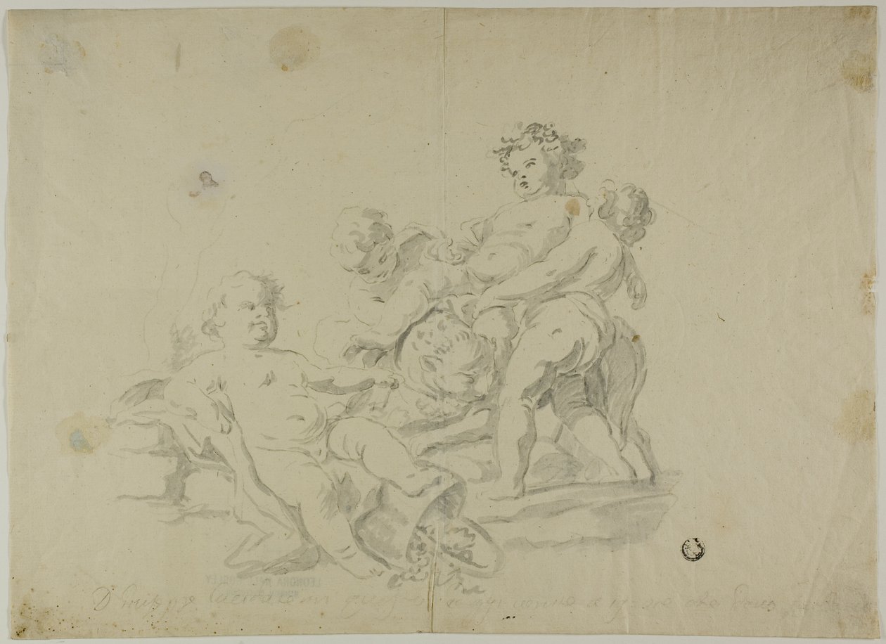 Putti Bacchanal de Carlo Amalfi
