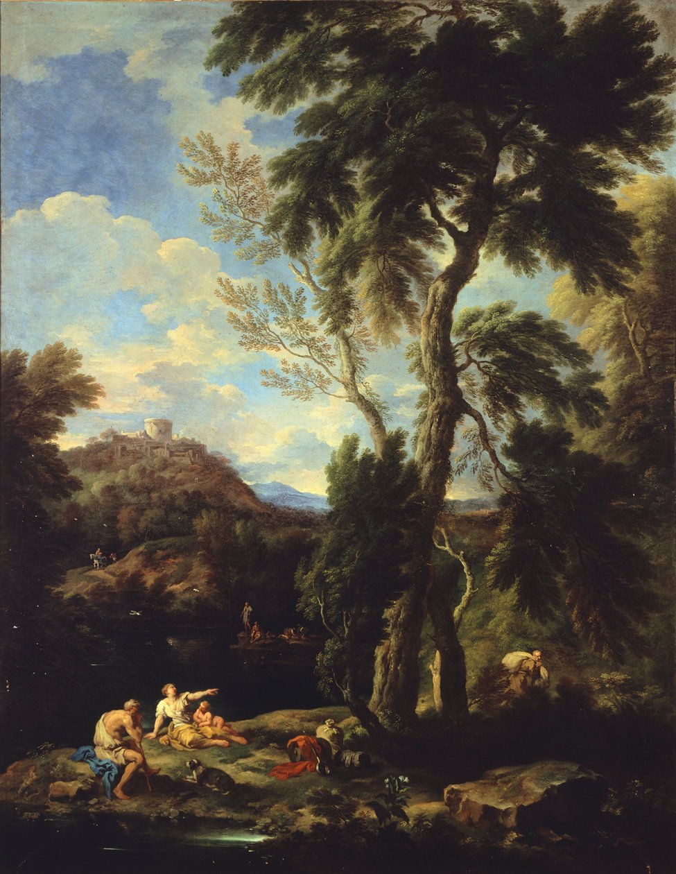 Paisagem com Peregrino de Carlo Antonio Tavella