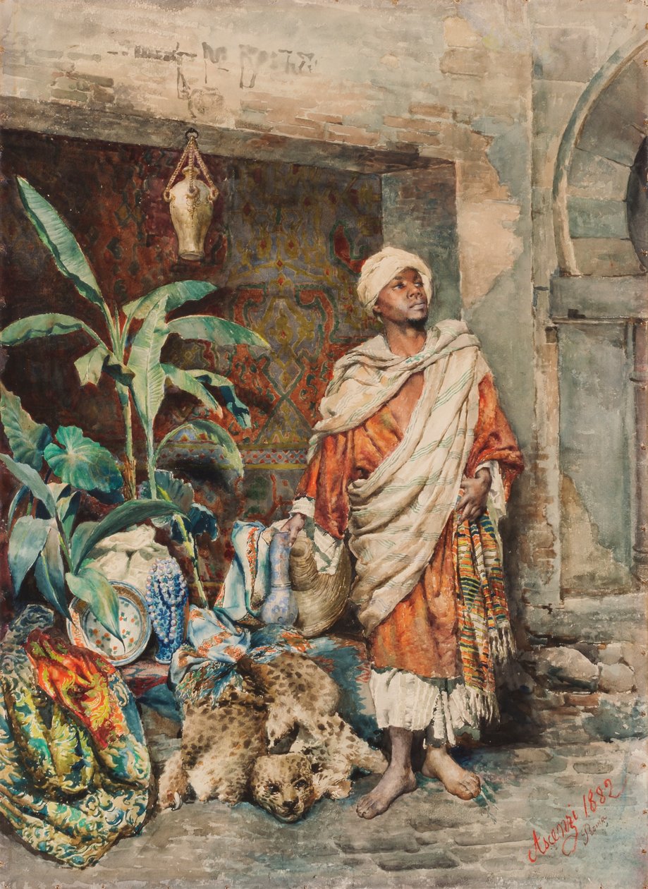 Figura de um mouro, 1882. de Carlo Ascenzi