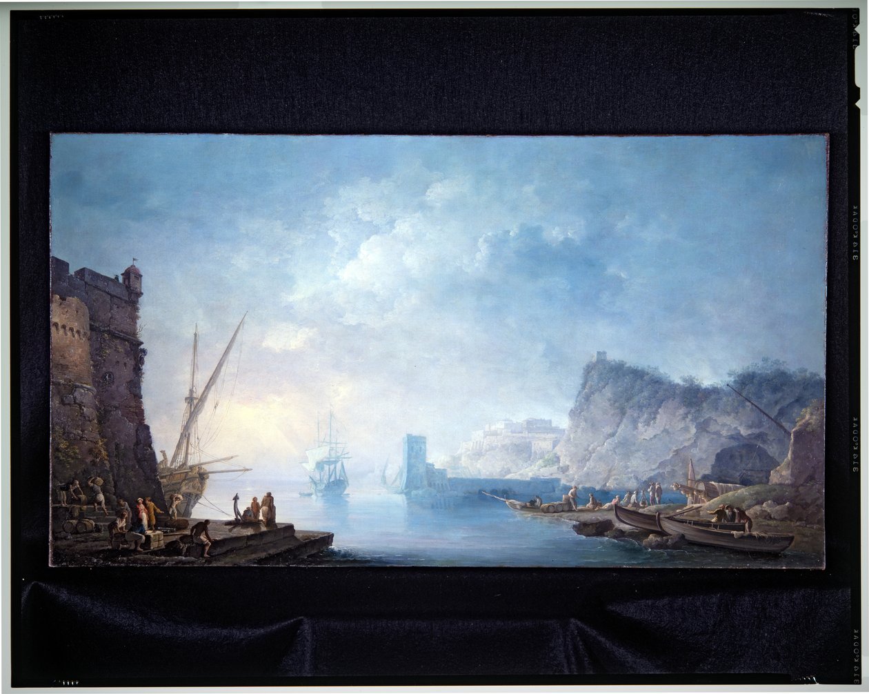 Paisagem costeira de Carlo Bonaria or Bonavia
