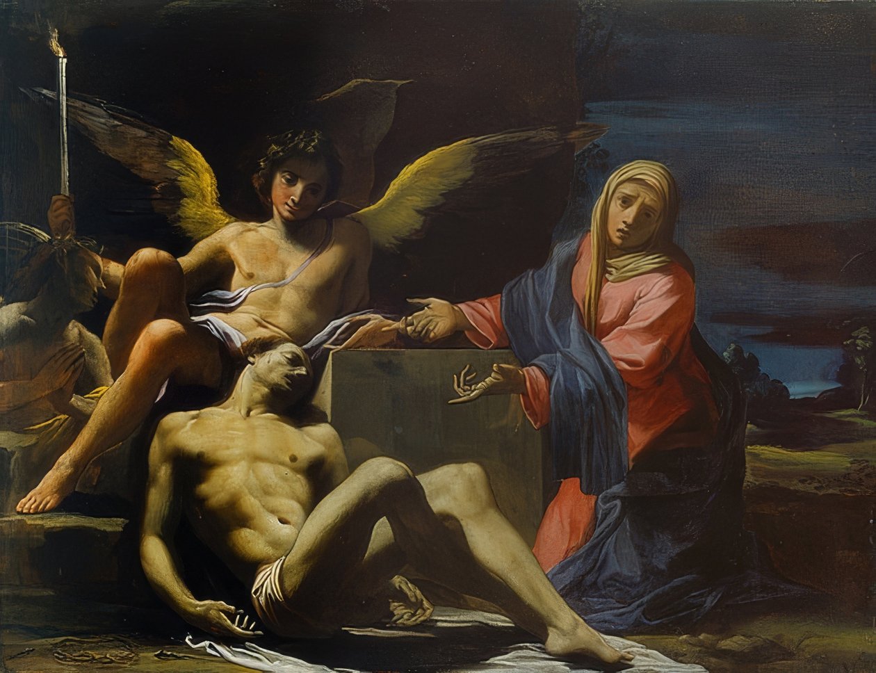 Pietà. Um 1630 de Carlo Bononi