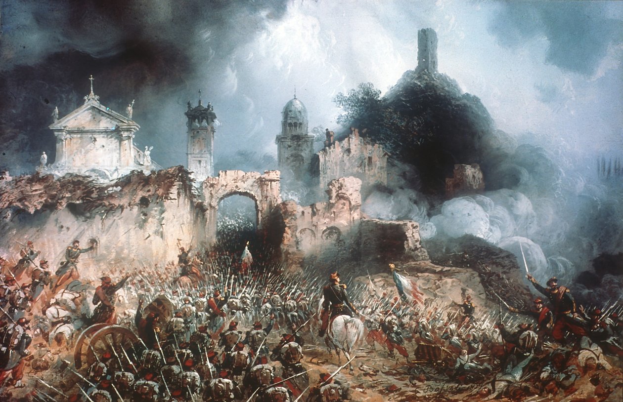 Batalha de Solferino de Carlo Bossoli