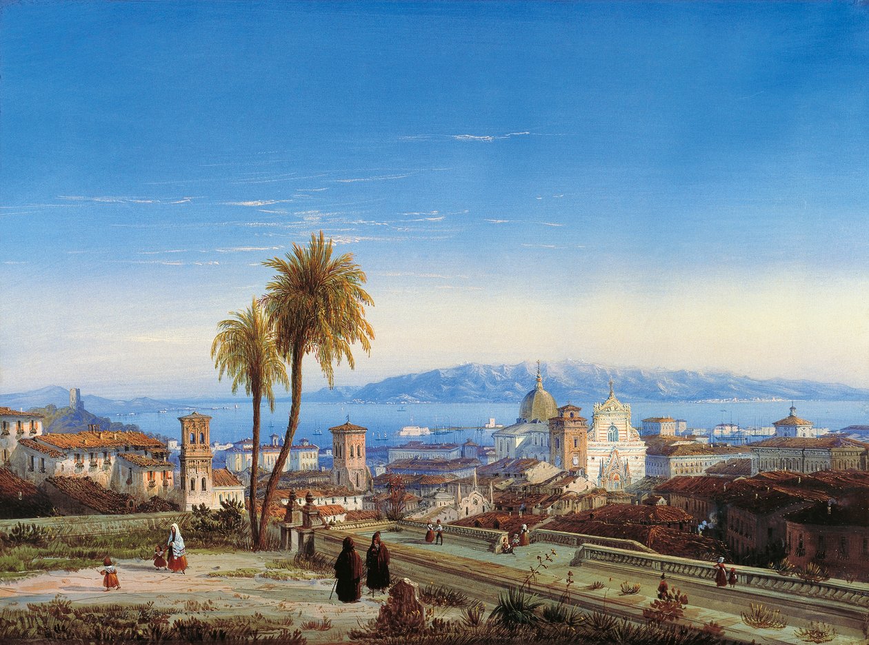 Vista de Messina de Carlo Bossoli