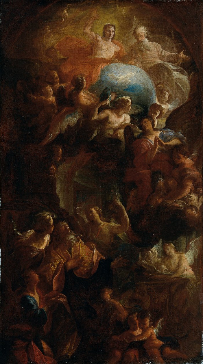 Morte de Santo Agostinho de Carlo Carlone