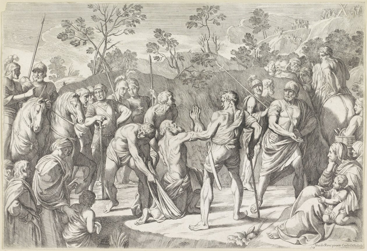 Martírio de Santo André de Carlo Cesio
