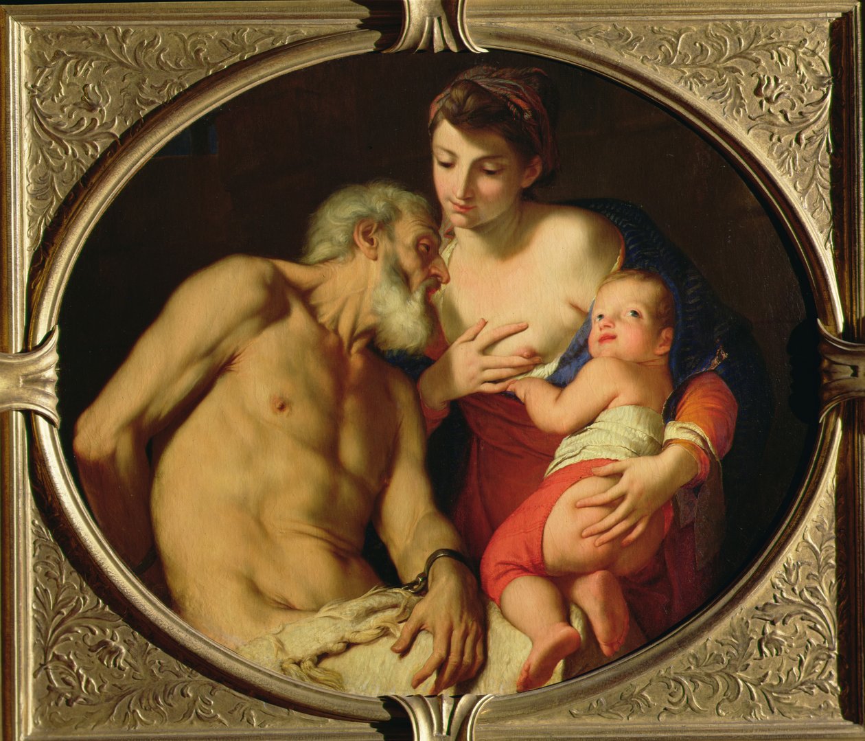 Caridade Romana (Cimon e Pero), c.16901700 de Carlo Cignani
