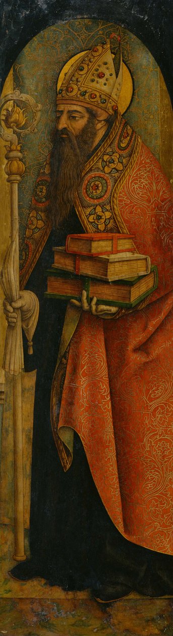 Santo Agostinho de Carlo Crivelli