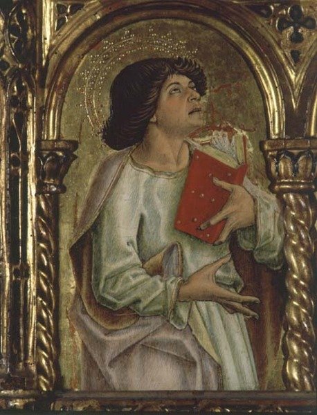 Um Apóstolo, detalhe do pólipo Sant