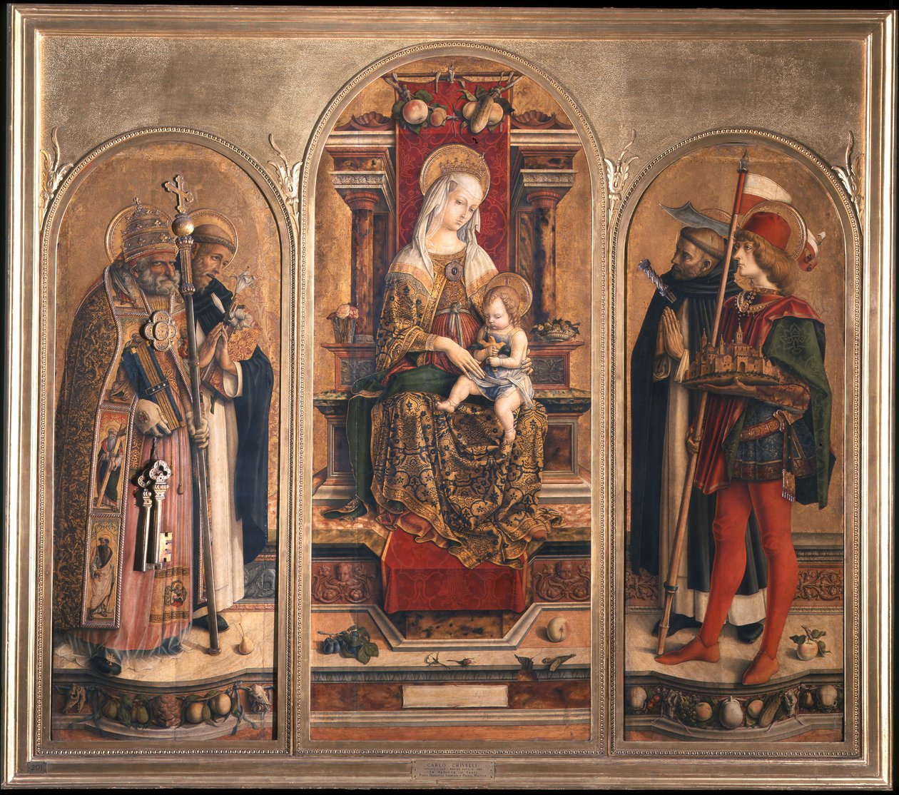 Camerino Tryptich (Tryptich de São Domenico) de Carlo Crivelli