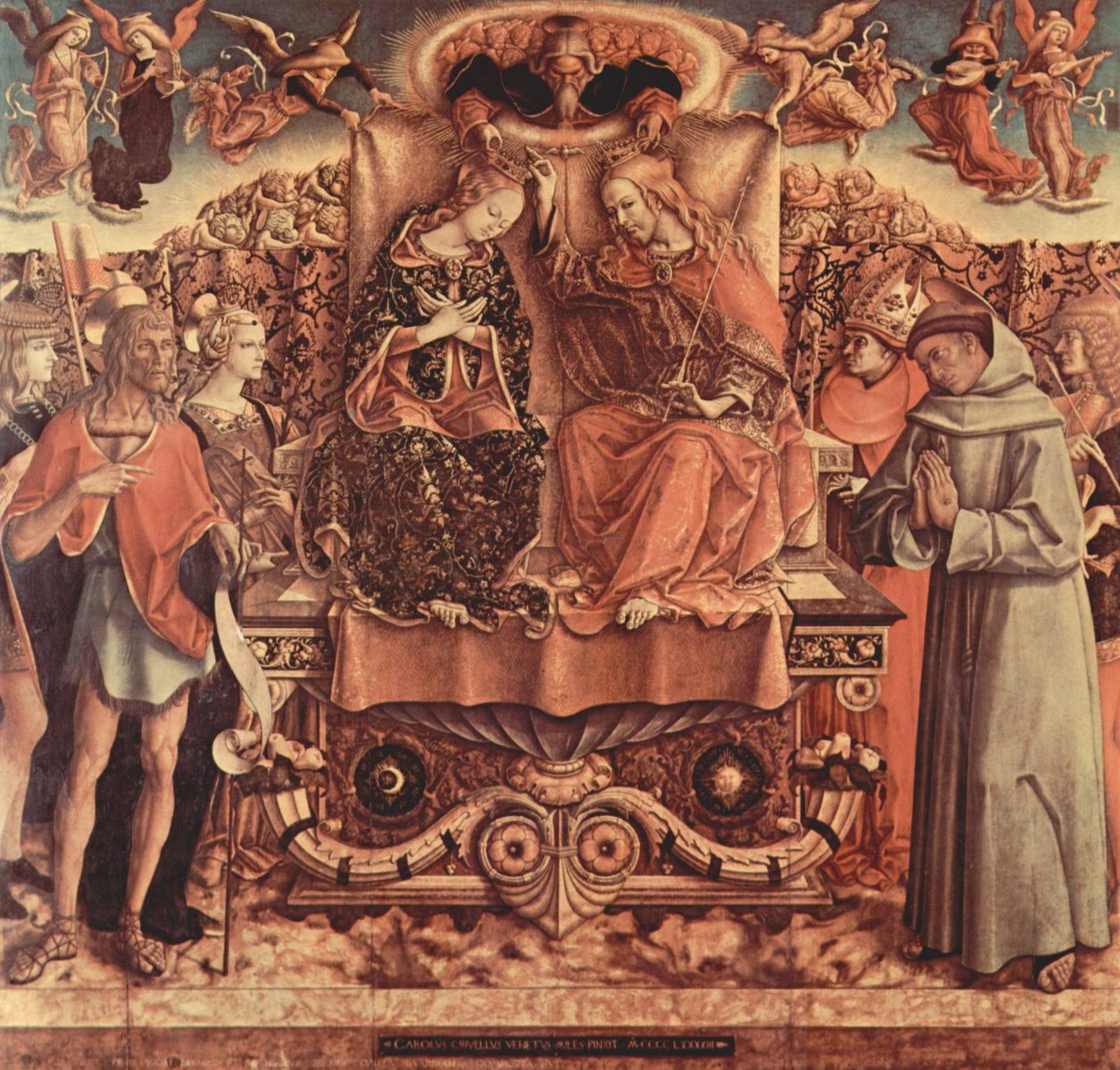 Coroação da Virgem de Carlo Crivelli