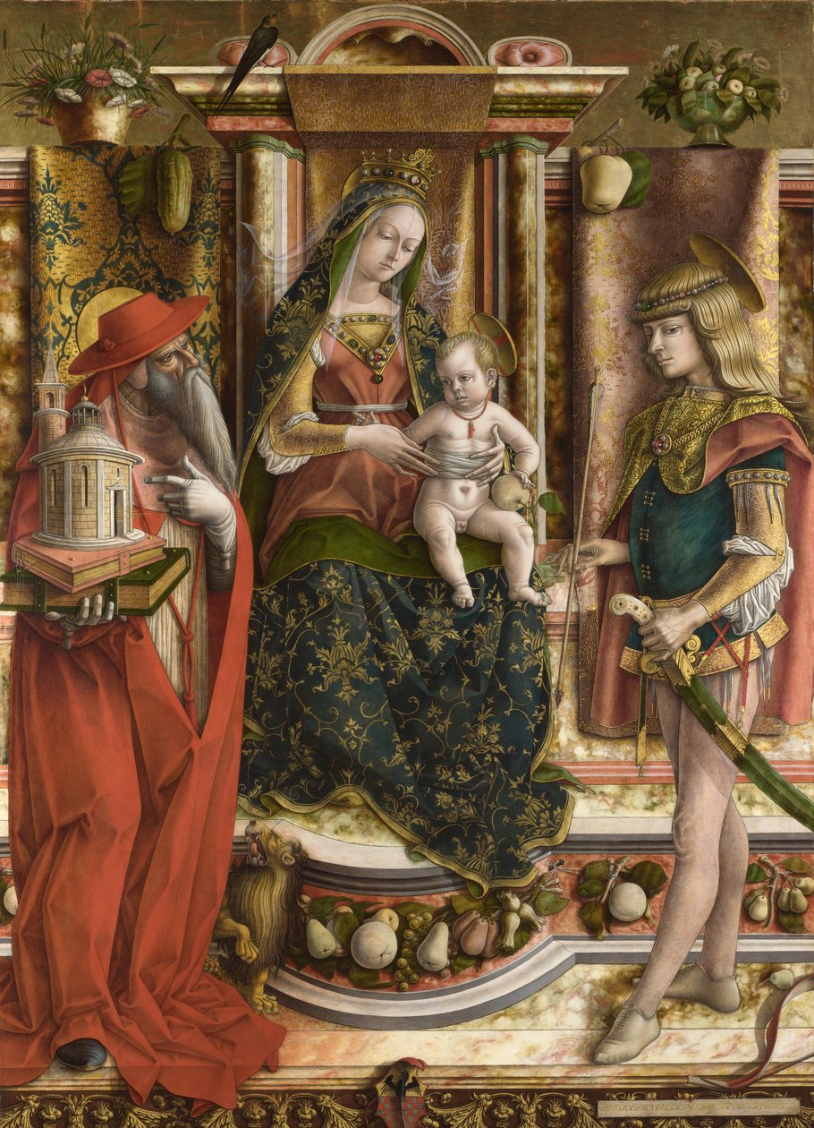Nossa Senhora da Andorinha A Madona da Andorinha, depois de 1490 de Carlo Crivelli