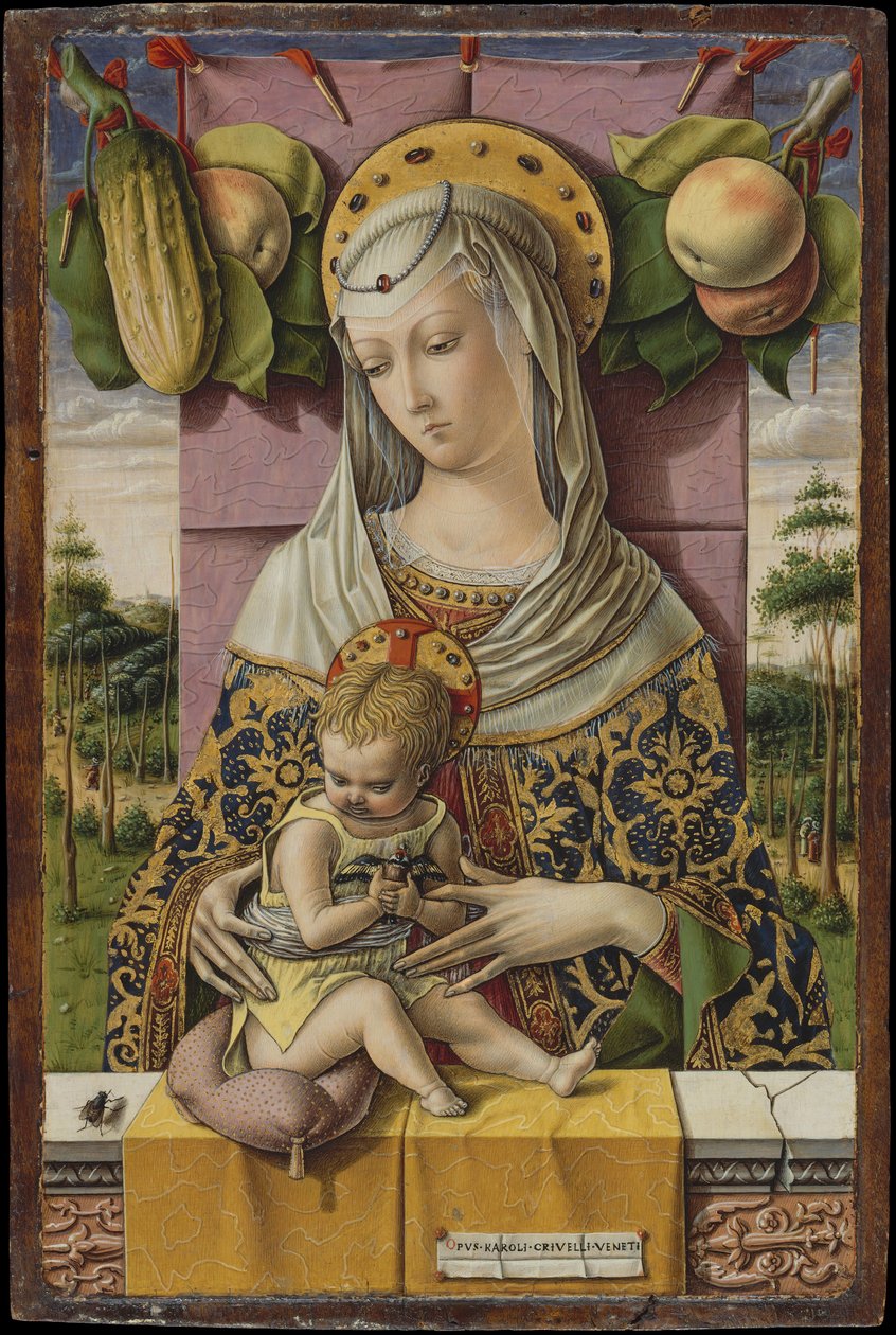 Madonna e Criança, ca. 1480 de Carlo Crivelli