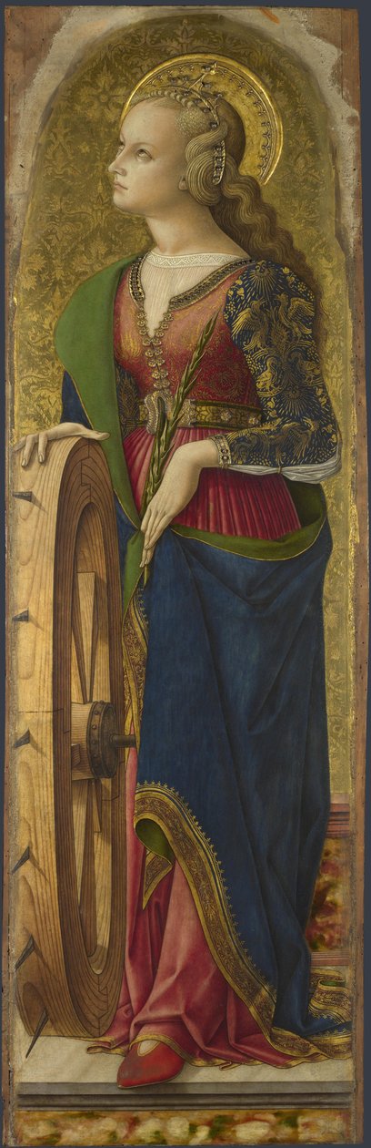 Santa Catarina de Alexandria, 1476 de Carlo Crivelli