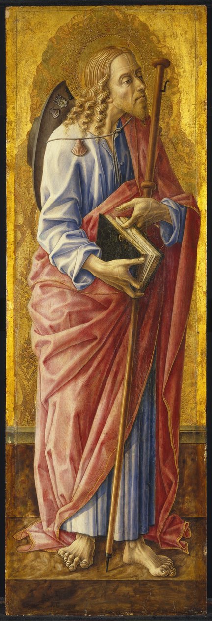 São Tiago Maior, parte de um retábulo de Carlo Crivelli