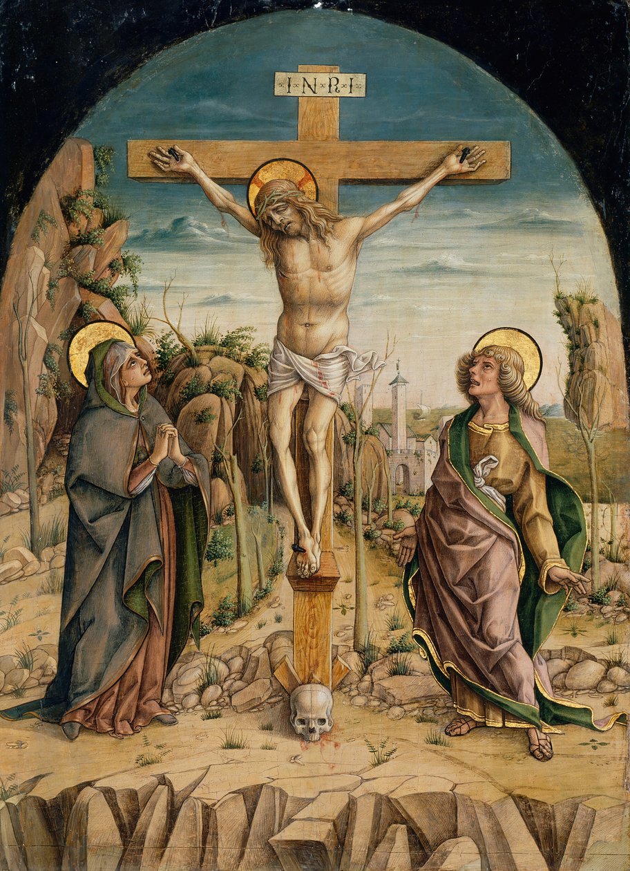 A Crucificação, c. 1487. de Carlo Crivelli